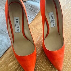 Jimmy Choo Women's Orange Pumps